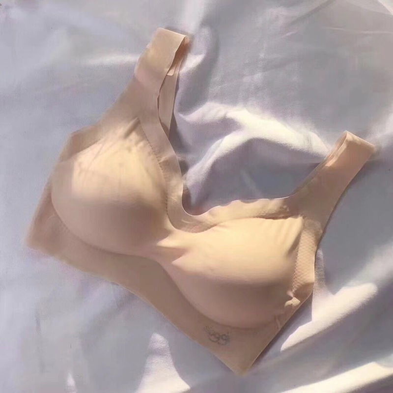 Bešavni hlađajući sportski grudnjak, bez žice, duboki V, 3/4 košarica s oblikovanom čašom, uklonjive dvostruke naramenice, bambus vlakna za jogu i san