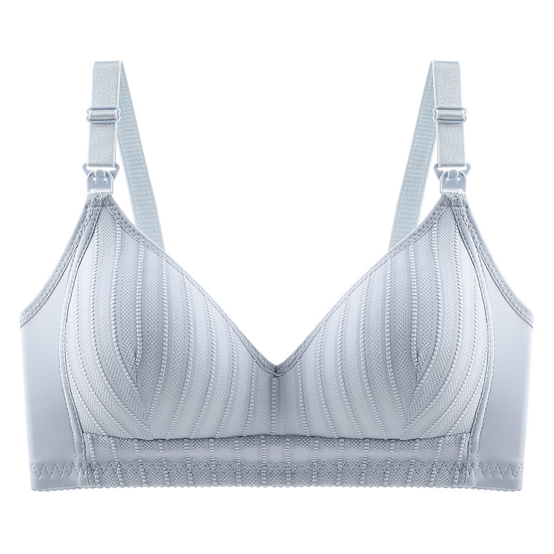 Sutien za dojenje s tankim oblikom košarica, žakard dizajn, materijal najlon (podstava: najlon; zatvarač: stražnje s tri reda kukica; bez čeličnih prstena)