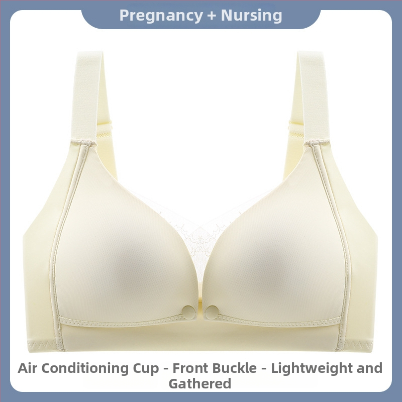 Trudnički i dojenje grudnjak s čipkom, tanke oblikovane košarice, fiksni dvostruki naramenice, za sve faze, 70–80% najlon