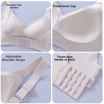 Sutien s prednjim zatvaračem za velike grudi – podizanje, skupljanje, protiv opuštanja; najlon tkanina, pune čašice, tanke oblikovane čašice, fiksne dvostruke naramenice, stražnje četiri reda kopči