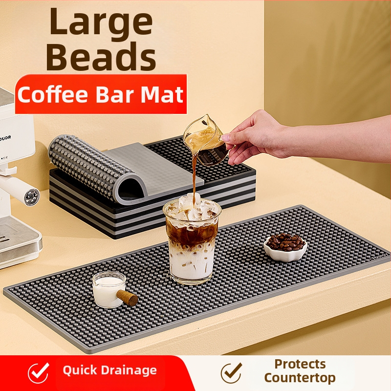 Tanray Bármat és Poháralátét – PVC, Négyzet alak, Modern Minimalista Stílus, Prémium Minőség