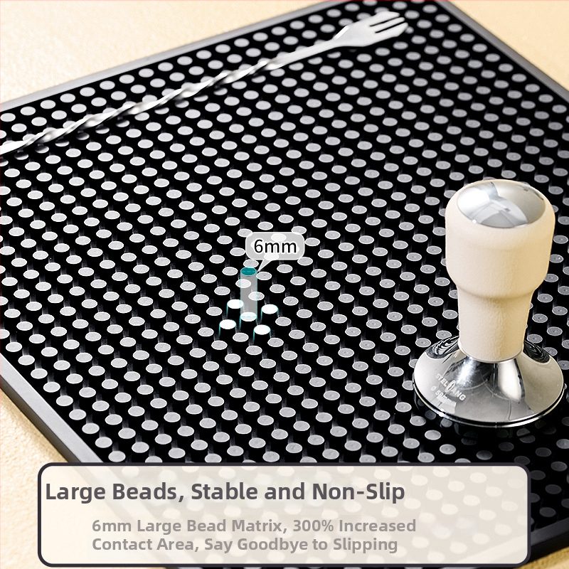 Tanray Bármat és Poháralátét – PVC, Négyzet alak, Modern Minimalista Stílus, Prémium Minőség