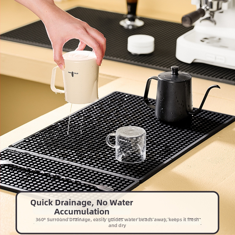 Tanray Bármat és Poháralátét – PVC, Négyzet alak, Modern Minimalista Stílus, Prémium Minőség