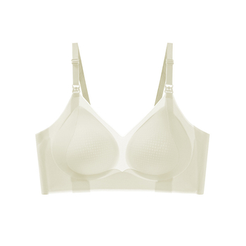 Szoptatós melltartó – antibakteriális nejlon anyag, acélgyűrű nélkül, anti-sagging, hátul négy sor kapoccsal, lélegző