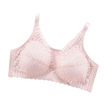 Σουτιέν θηλασμού με δαντέλα, μεγάλο μέγεθος, λεπτές κάψες, χωρίς σύρμα, πίσω με τέσσερις σειρές αγκράφες, σταθεροί διπλοί ιμάντες