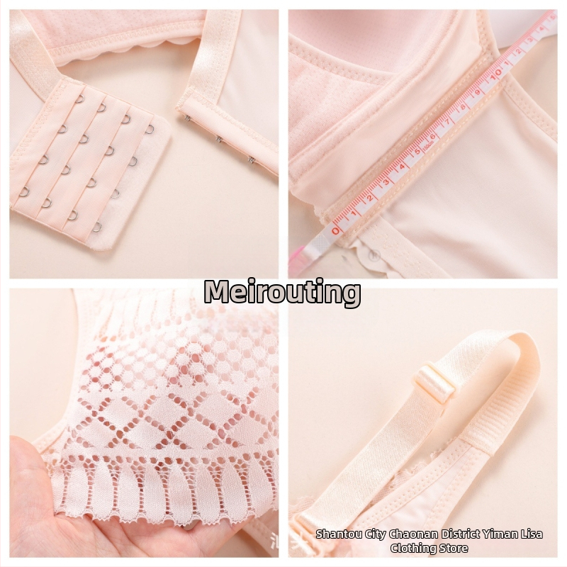 Σουτιέν θηλασμού με δαντέλα, μεγάλο μέγεθος, λεπτές κάψες, χωρίς σύρμα, πίσω με τέσσερις σειρές αγκράφες, σταθεροί διπλοί ιμάντες