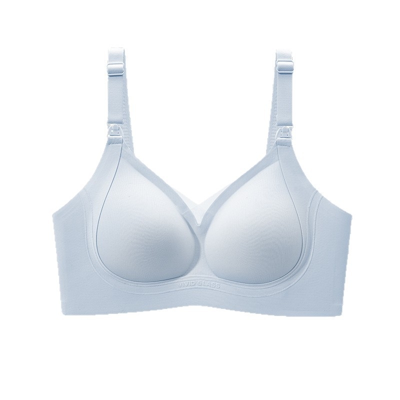 Σουτιέν θηλασμού για εγκυμοσύνη με πίσω κούμπωμα τεσσάρων σειρών, λεπτό νάιλον ύφασμα, λειτουργία θηλασμού