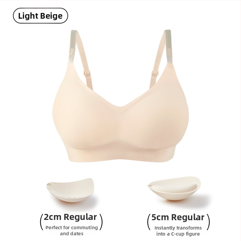 Спортен сутиен безшевен, с пълна чашка, найлонова материя с подплата от спандекс 30–50%, задно закопчаване с четири реда катарами, фиксирани двойни презрамки