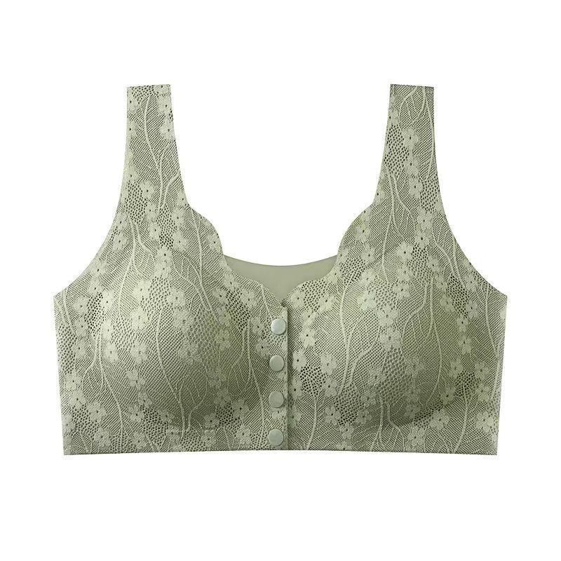 Bešiv grudnjak s prednjim zatvaranjem, vest-stil, velika veličina, bežični