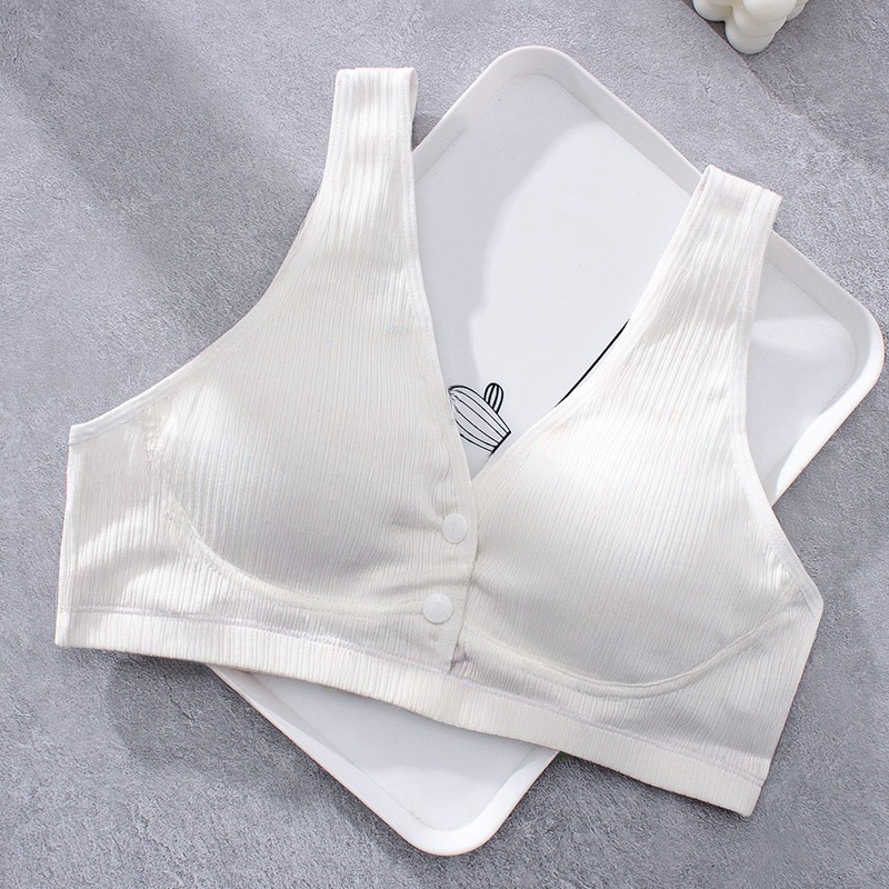 Θήλαστικό σουτιέν από 100% βαμβάκι, λεπτά διαμορφωμένα κύπελλα, χωρίς μεταλλικούς κρίκους, μονοκόμματη κατασκευή, κατάλληλο για όλα τα στάδια εγκυμοσύνης και θηλάσματος