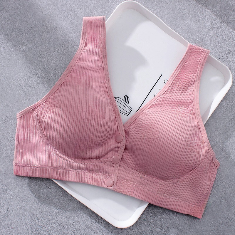 Θήλαστικό σουτιέν από 100% βαμβάκι, λεπτά διαμορφωμένα κύπελλα, χωρίς μεταλλικούς κρίκους, μονοκόμματη κατασκευή, κατάλληλο για όλα τα στάδια εγκυμοσύνης και θηλάσματος