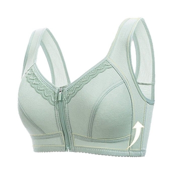 Sutien tip vest cu cupe subțiri din nylon, material principal poliester 80–90%, închidere fără nasturi, bretele duble fixe, respirabil și absorbant de transpirație.