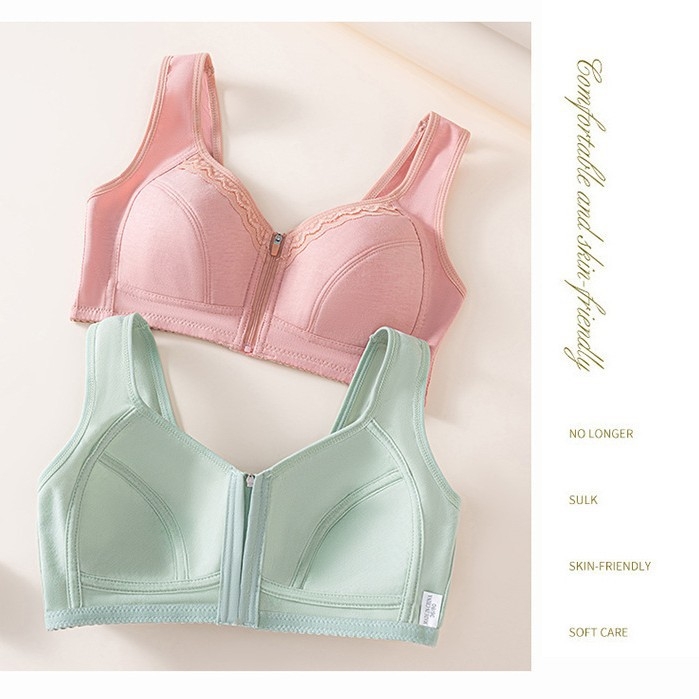 Sutien tip vest cu cupe subțiri din nylon, material principal poliester 80–90%, închidere fără nasturi, bretele duble fixe, respirabil și absorbant de transpirație.