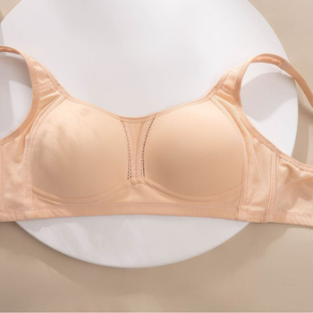 Bežični grudnjak s punim košaricama, tanko oblikovane košarice, čipka na poliesteru, sportski grudnjak u stilu majice, dvostruke fiksne naramenice