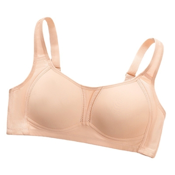 Bežični grudnjak s punim košaricama, tanko oblikovane košarice, čipka na poliesteru, sportski grudnjak u stilu majice, dvostruke fiksne naramenice