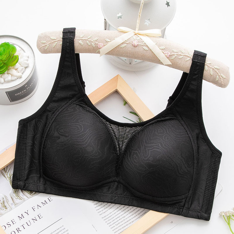 Najlonski grudnjak bez metalnih prstenova, košarice 3/4, bez naramenica, stražnji zatvarač s tri reda kukica