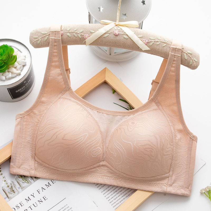 Najlonski grudnjak bez metalnih prstenova, košarice 3/4, bez naramenica, stražnji zatvarač s tri reda kukica