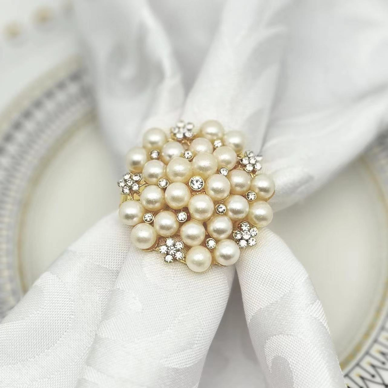 Prsten za salvete, željezo/plastika, ručno izrađeno, zapadni stil, mogućnost prilagodbe, za hotelski stol