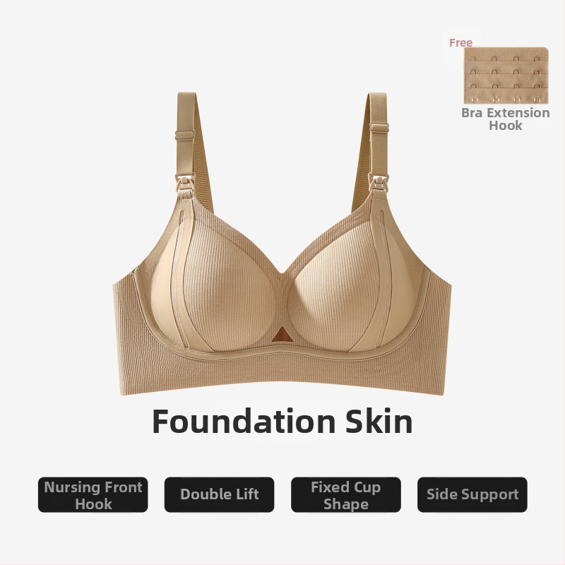 Sutien de alăptare pentru maternitate, bretele fixe, cupe subțiri formate, finisaj lucios, închidere la spate cu patru rânduri de cârlige, material principal viscoză 90–95%