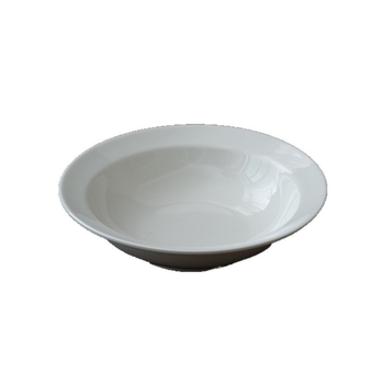 Keramička duboka zdjela za rezance i voće, Dehua porcelan, okruglog oblika, kapacitet 250 ml, mikrovalna sigurnost, jednodelna izrada