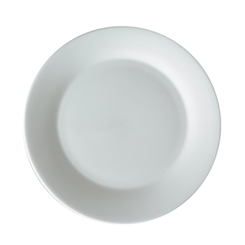 Bijeli porcelanski tanjur, okrugli tanjur za hotele i restorane, ravni tanjur