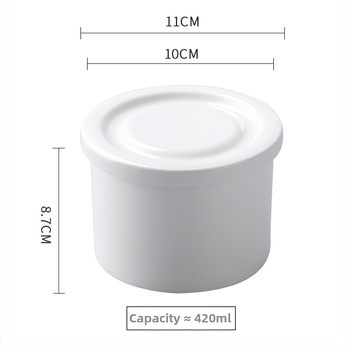 Keraamiline suppikarikas lameda kaanega hotellidele ja restoranidele, kaasaegne minimalistlik stiil, kohandamine saadaval