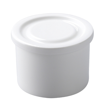 Keraamiline suppikarikas lameda kaanega hotellidele ja restoranidele, kaasaegne minimalistlik stiil, kohandamine saadaval