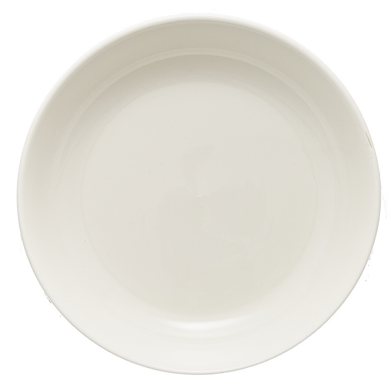 Bijeli keramički tanjuri za hotele i restorane, tanjuri za prženje i rižu, kućno magnezijsko porcelansko posuđe