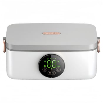 Cutie de prânz electrică fără fir cu încărcare USB, 7,4V 45W, capacitate până la 1 L, corp din plastic, folie interioară din oțel inoxidabil 304