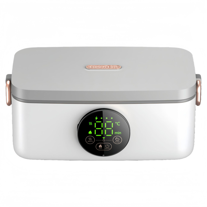 Cutie de prânz electrică fără fir cu încărcare USB, 7,4V 45W, capacitate până la 1 L, corp din plastic, folie interioară din oțel inoxidabil 304