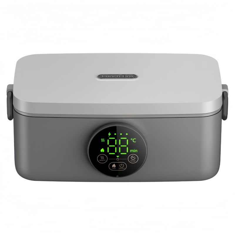 Cutie de prânz electrică fără fir cu încărcare USB, 7,4V 45W, capacitate până la 1 L, corp din plastic, folie interioară din oțel inoxidabil 304