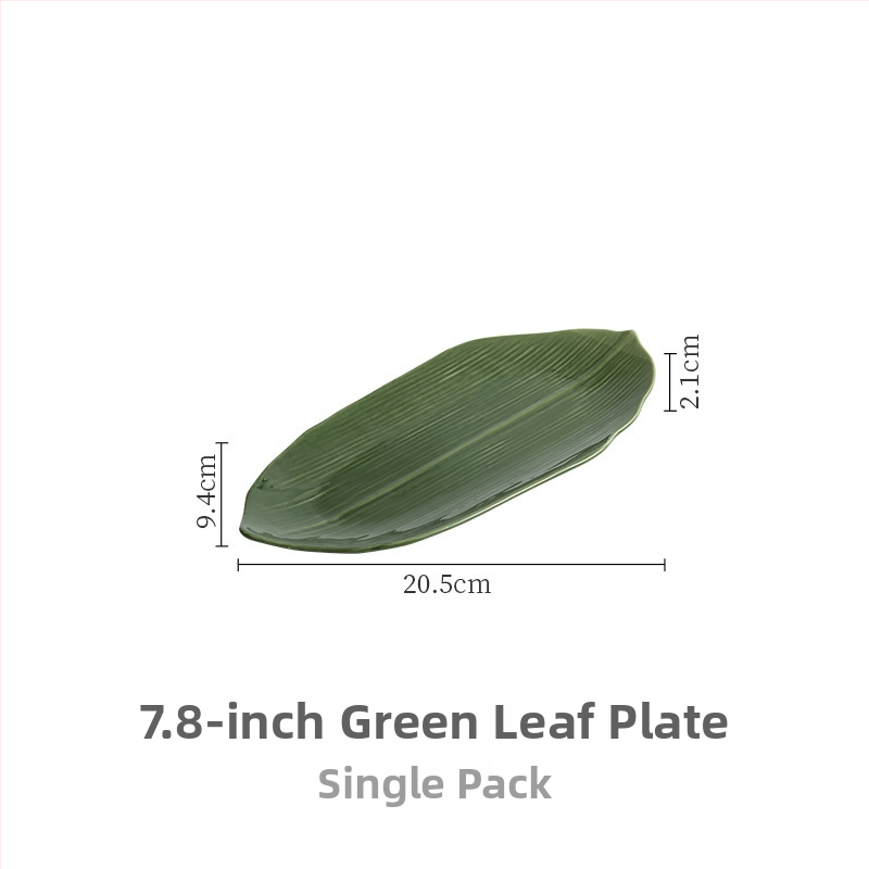 Farfurie de porțelan pentru sushi, formă neregulată, suprafață pictată manual cu dungi, potrivită pentru microunde