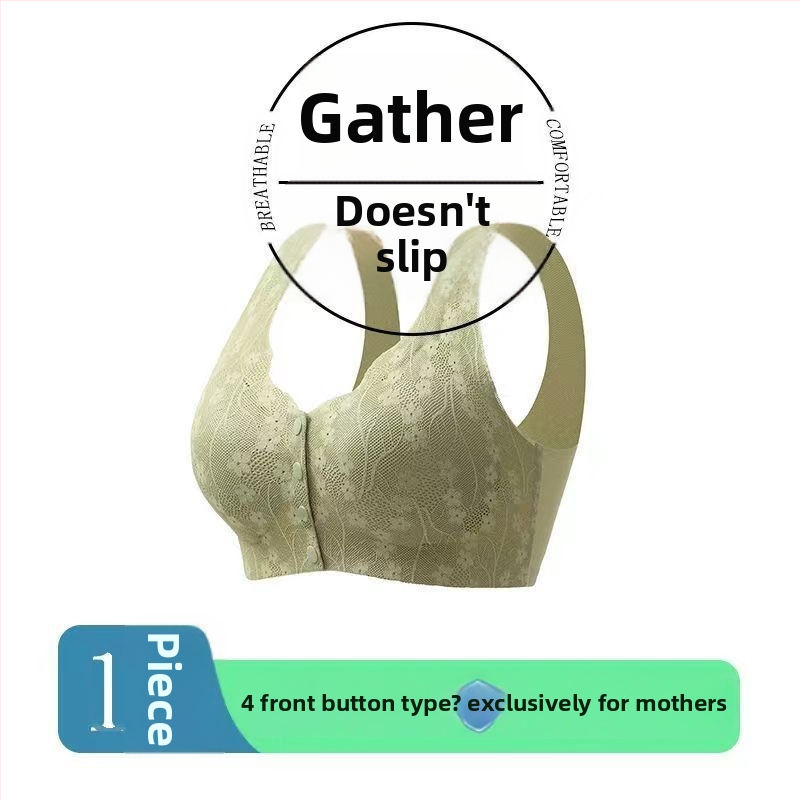 Nylon sportski grudnjak za žene 40–60 godina, bezšivne košarice, bez metalnih prstena, stražnje dvostruko kopčanje, fiksne dvostruke naramenice, prozračno i podesivo