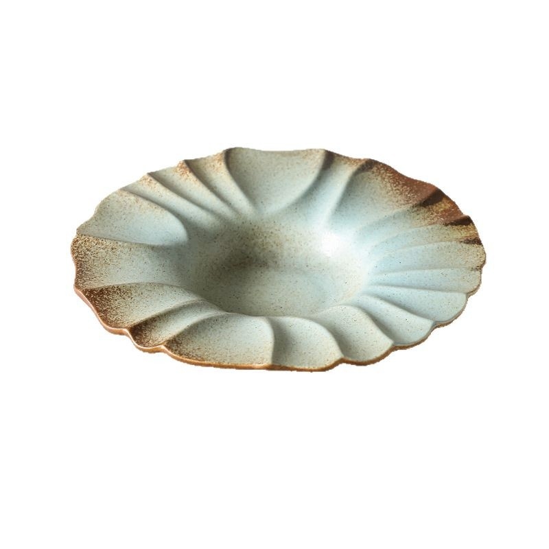 Pasta straw-hat plate, porculanski duboki tanjur, glaziran u pećnici, okrugli, moderni minimalistički stil
