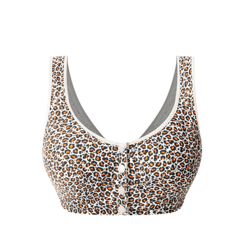 Sutien din bumbac, în stil vestă, închidere frontală, fără sârmă, mărime plus, cupă completă, cupă turnată ultra-subțire, suport spate respirabil