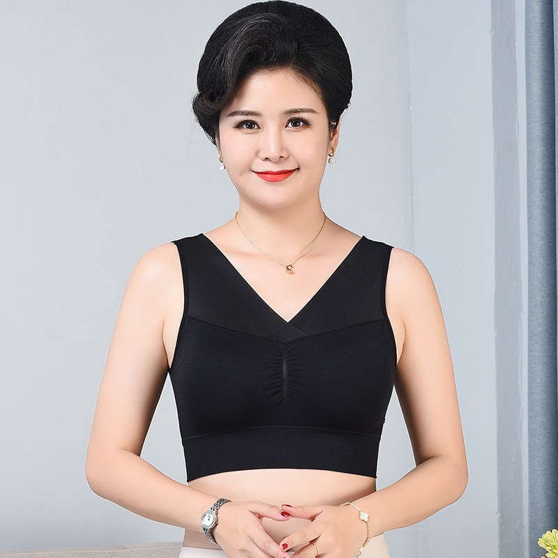 Sutien din nylon, fără sârme, cupe 3/4 ușor modelate, respirabil, susținere superioară