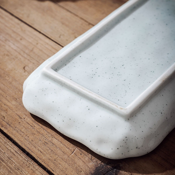 Porcelanska ploča, nepravilnog oblika s izrezanim kutovima u obliku lotosa, ručno oslikana, japansko-korejski stil
