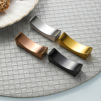 Držač za štapiće od nehrđajućeg čelika 304 za dom, hotel i restoran – lukasti jastučić za žlicu i štapiće, jednofarbni dizajn, moguć ispis logotipa