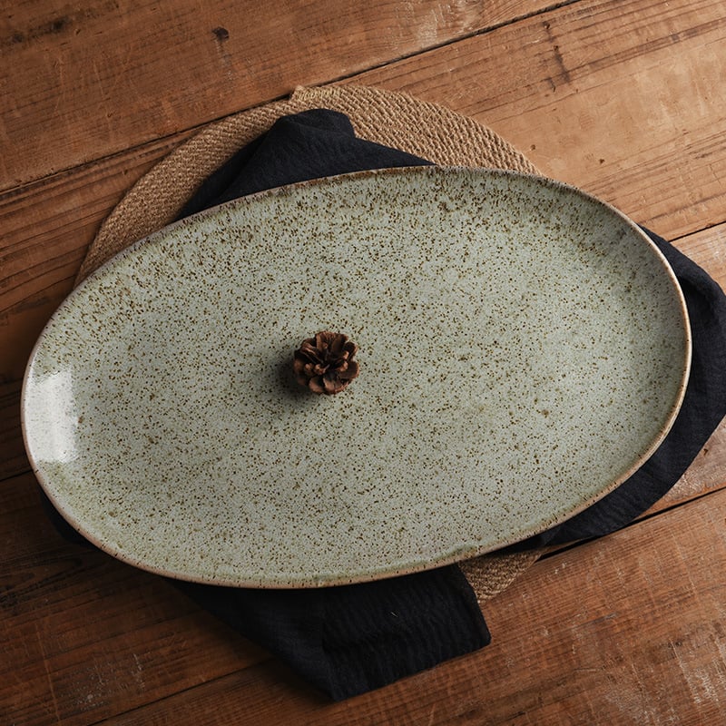 Kakel'i keramikast ovaalsed aurutatud kala taldrikud – kõrge kvaliteediga lauanõud, päritolu Čaozhou, keraamika, täiskasvanutele, kohandamine saadaval