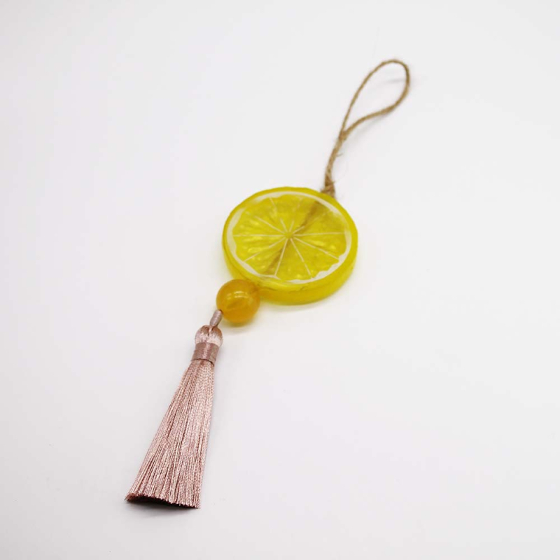 Citrom motívumú szalvétatartó gyűrű, műanyag, elektroplatinált felülettel, nyugati stílusú, szállodai asztaldekoráció