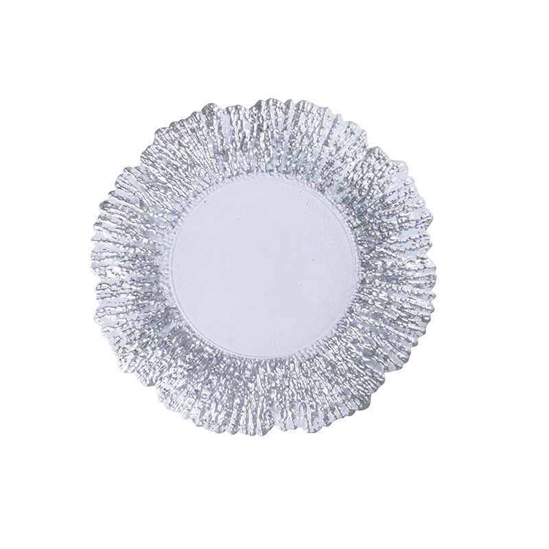 Staklena ploča za voće (Materijal: staklo • Oblik: okrugli • Stil: moderni minimalistički • Brand: Crystal craftsmanship)