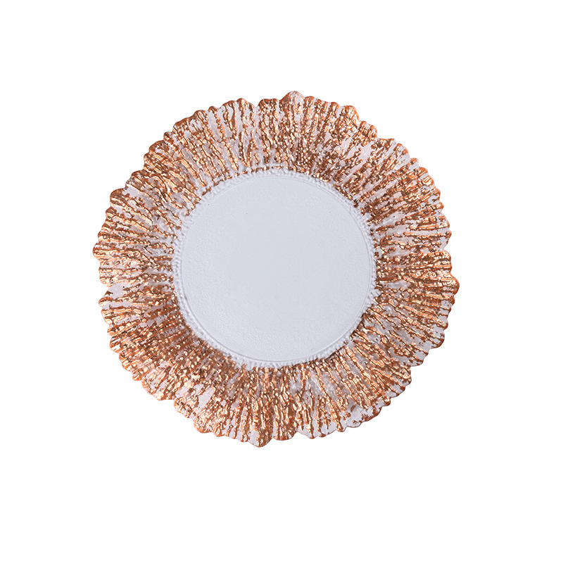 Staklena ploča za voće (Materijal: staklo • Oblik: okrugli • Stil: moderni minimalistički • Brand: Crystal craftsmanship)