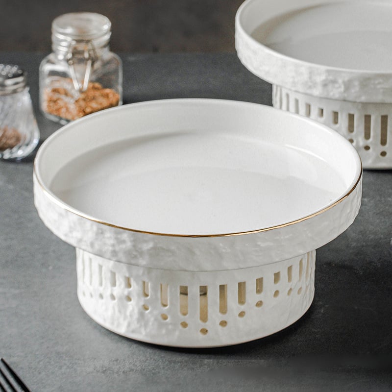 Keraamiline soojendusplaat – nõude komplekt mustriga, kõrge kvaliteediga