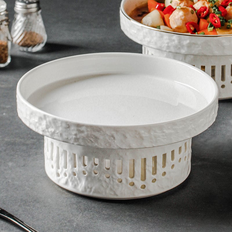 Keraamiline soojendusplaat – nõude komplekt mustriga, kõrge kvaliteediga