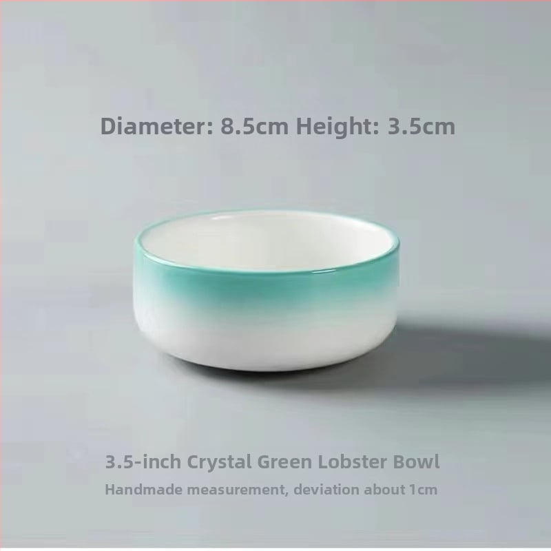 Ring keramikast serveerimisplaat homaarile, käsitöö, kõrgklassiline, kohandatav, sobib hotellide cateringuks