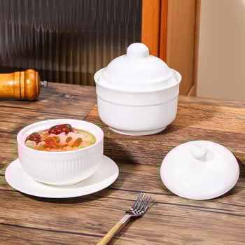 Jufumei keraamiline hautamis pott kaanega, luksuslik stiil, kohandatav, mitte käsitöö