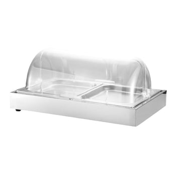 Roostevabast terasest eksponeerimislaud hotellide banketitele — INS stiil, bränd ZHILISHI, mereannide eksponeerimis riiul