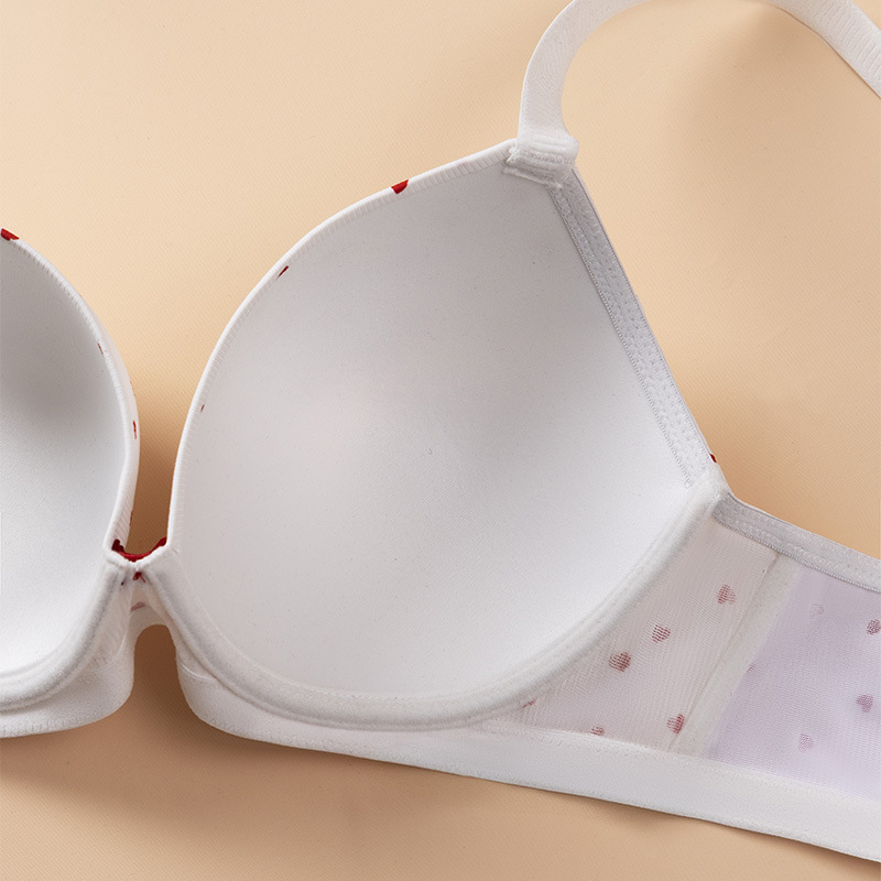 Sutien Push-up cu underwire, cupe 3/4, bretele fixe, închidere la spate cu patru rânduri de cârlige