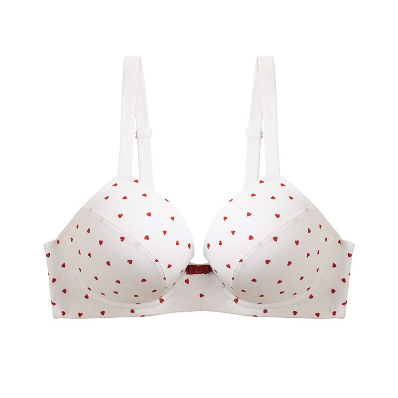 Sutien Push-up cu underwire, cupe 3/4, bretele fixe, închidere la spate cu patru rânduri de cârlige