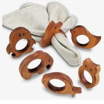 Puidust salvrätiku rõngas, kaasaegne lihtne stiil, viimistlus värvi või õliga, kohandatav pakend, logotüübi trükk